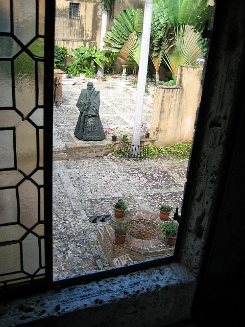 A view from the second floor of the Museo de las Casas Reales (Museum of the Royal Houses)