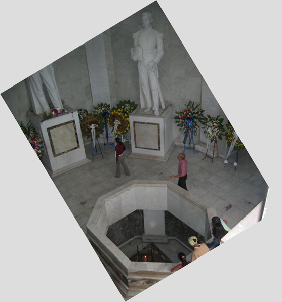 Inside the Altar de la Patria