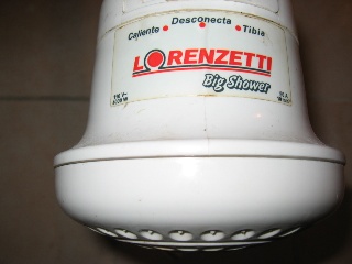 Lorenzetti shower water heater